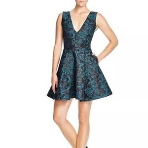 Alice + Olivia Malory Fit & Flare Mini